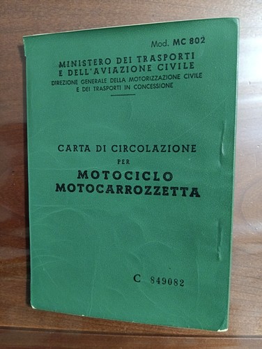 Carta circolazione - carta, di
