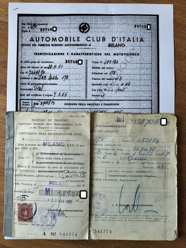 Moto motobi 175 anno 1956 - motobi,