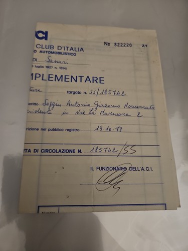 Vintage foglio - vintage, a.c.i.
