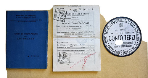 Carta circolazione 1950 - carta,