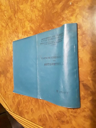 Libretto carta circolazione - carta,
