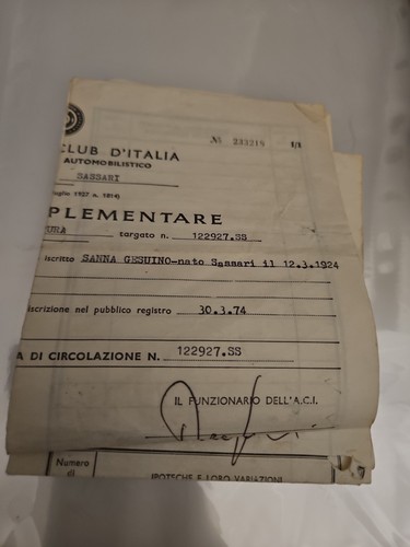 Vintage foglio - ,