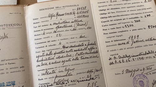 Alfa romeo autobus libretto - autobus, -libretto