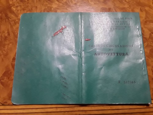 Libretto carta circolazione - libretto,