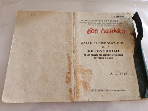 Carta circolazione epoca - carta,