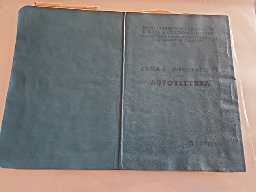 Carta circolazione epoca - circolazione, d'epoca