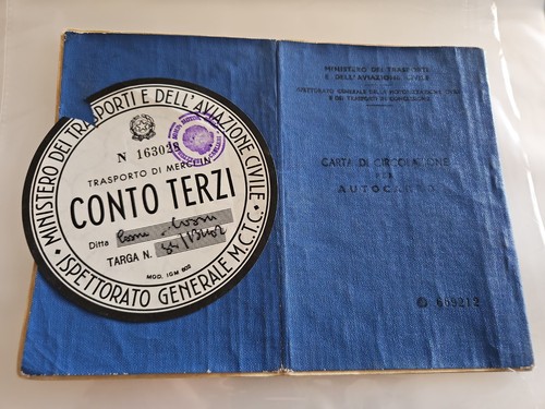 Carta circolazione epoca - di, d'epoca