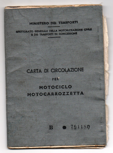 Mx06 carta circolazione - , di