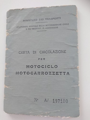 Carta circolazione m - carta,