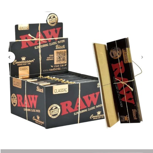 Cartine raw nero - cartine,